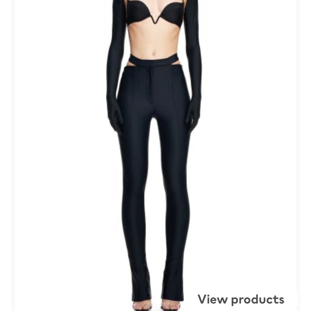 Mugler x H&M Jersey cutout pants